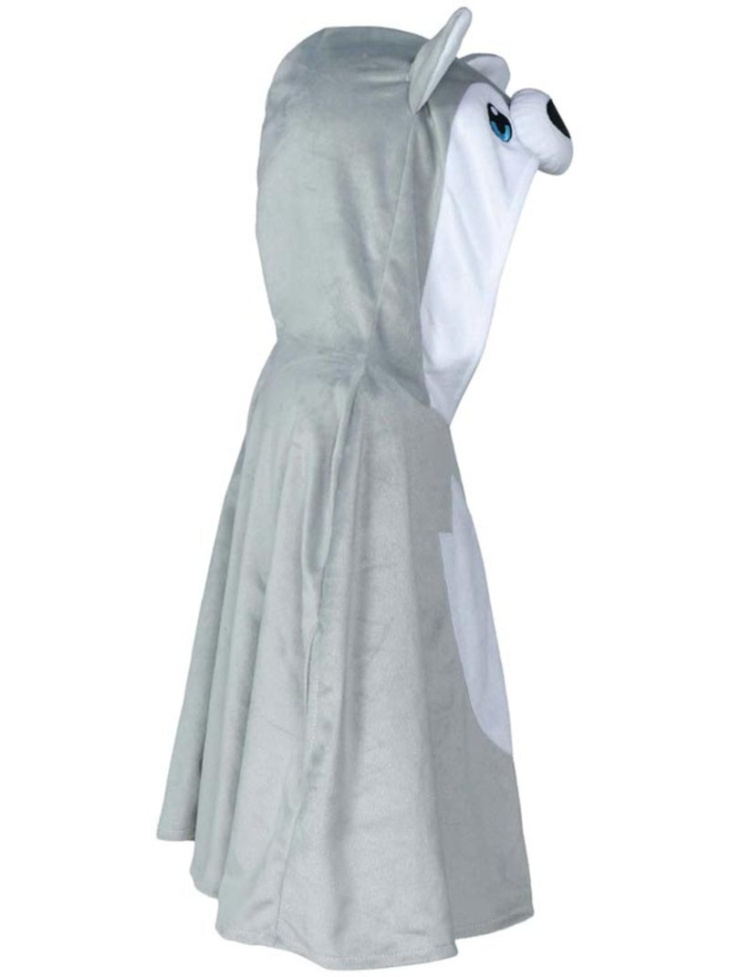 Déguisement ou poncho de loup gris pour bébé Multicolore - Kiabi