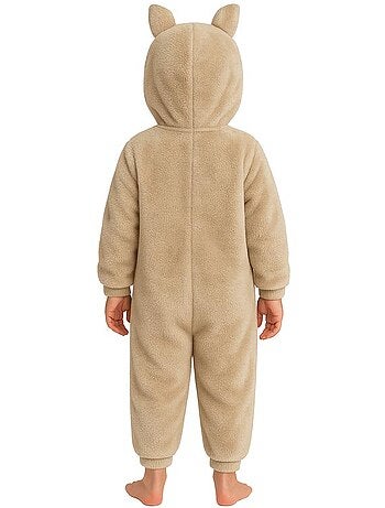 Déguisement ou pyjama Lulu Monster beige