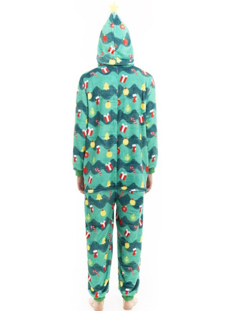 Déguisement ou pyjama sapin de Noël avec capuche Multicolore - Kiabi