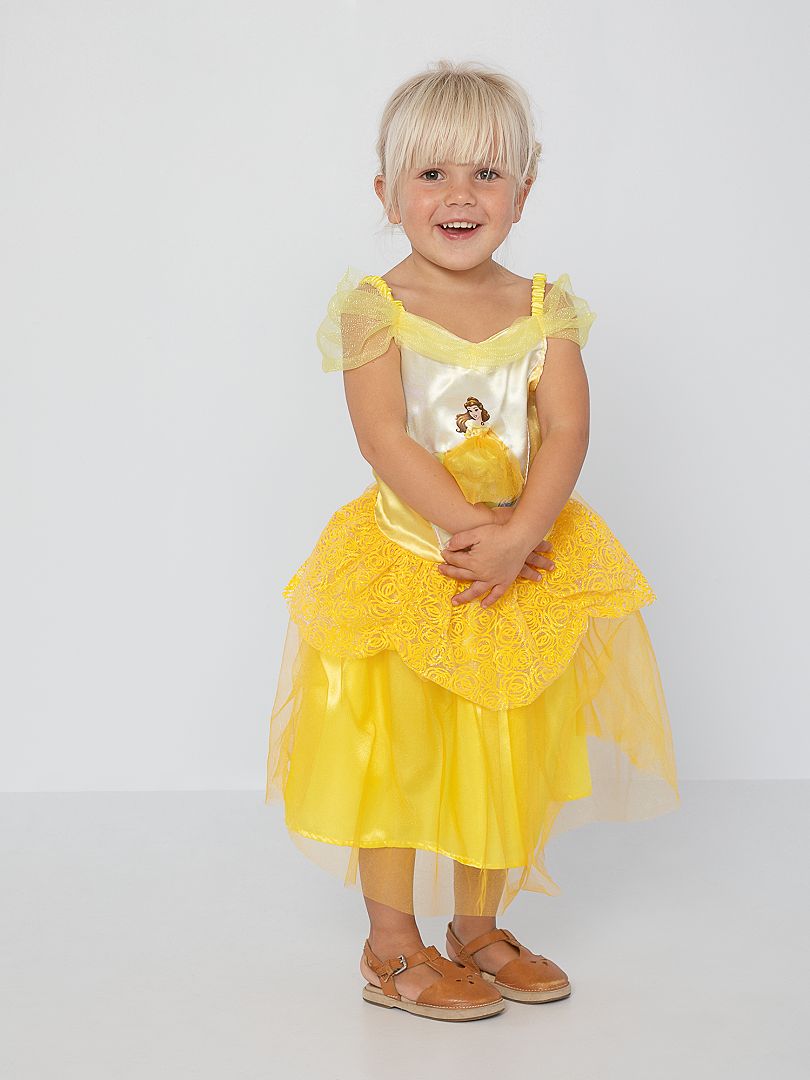 Déguisement robe 'Belle' jaune - Kiabi