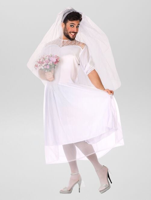 Déguisement robe de mariée - 2 pièces - Kiabi