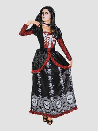 Déguisement robe Dia de la muerte