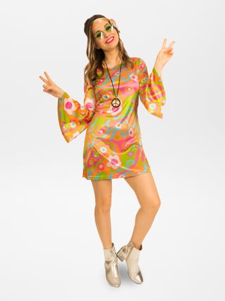 Déguisement robe 'Hippie'