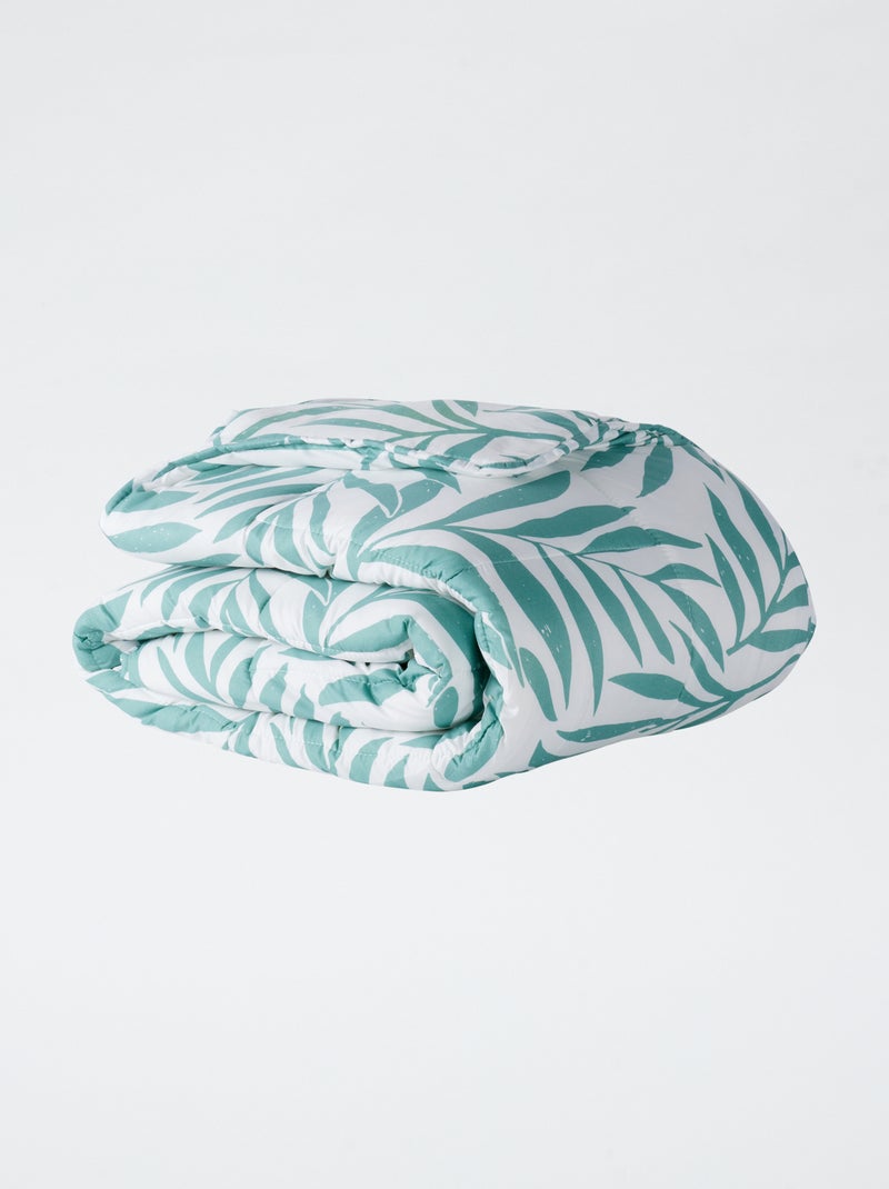 Dekbed met print GROEN - Kiabi