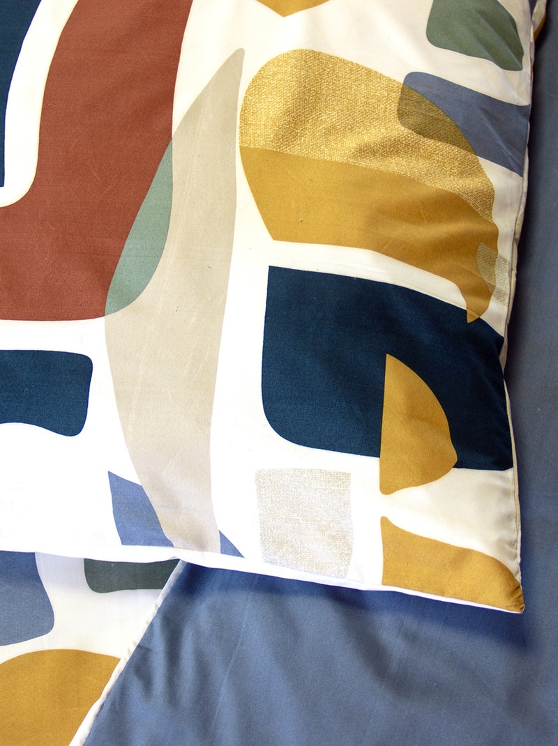 Dekbedovertrek - 240 x 200 - 2-persoons Blauw - Kiabi