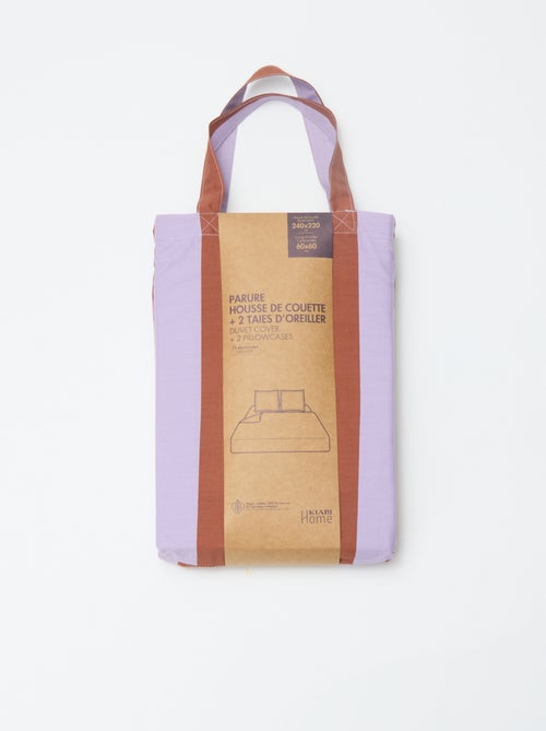 Dekbedovertrek 2 personen (240 x 220cm) van katoen - Kiabi Home - Kiabi