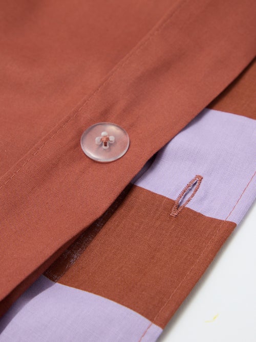 Dekbedovertrek 2 personen (240 x 220cm) van katoen - Kiabi Home - Kiabi