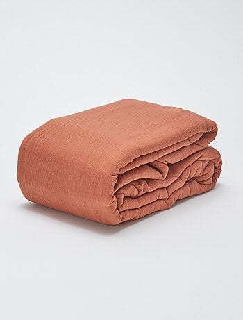 Dekbedovertrek 2 personen (240 x 220cm) van katoenen mousseline - Kiabi Home