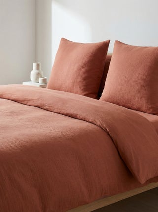 Dekbedovertrek 2 personen (240 x 220cm) van katoengaas - Kiabi Home