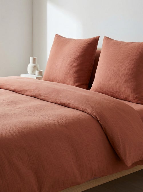 Dekbedovertrek 2 personen (240 x 220cm) van katoengaas - Kiabi Home - Kiabi