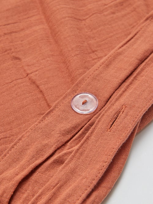 Dekbedovertrek 2 personen (240 x 220cm) van katoengaas - Kiabi Home - Kiabi