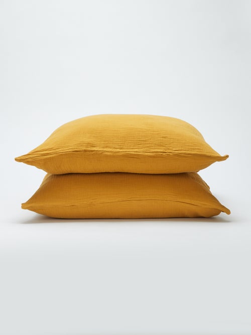 Dekbedovertrek 2 personen (240 x 220cm) van katoengaas - Kiabi Home - Kiabi