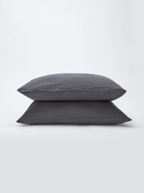 Dekbedovertrek 2 personen (240 x 220cm) van katoengaas - Kiabi Home - Kiabi