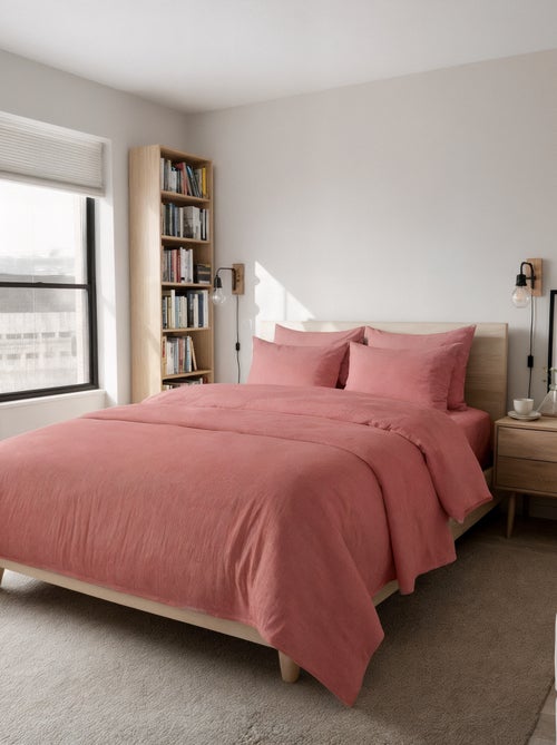 Dekbedovertrek 2 personen (240 x 220cm) van katoengaas - Kiabi Home - Kiabi