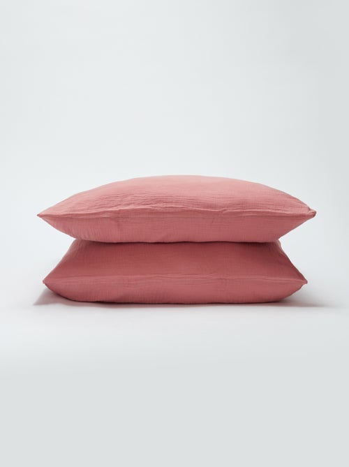 Dekbedovertrek 2 personen (240 x 220cm) van katoengaas - Kiabi Home - Kiabi