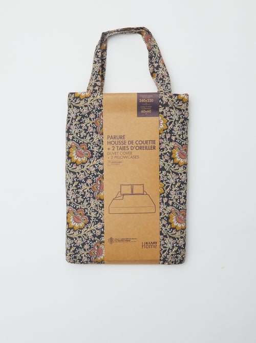 Dekbedovertrek 2-persoons (240 x 220cm) van katoen - Kiabi Home - Kiabi Dekbedovertrek 2-persoons (240 x 220cm) van katoen - Kiabi Home - Kiabi