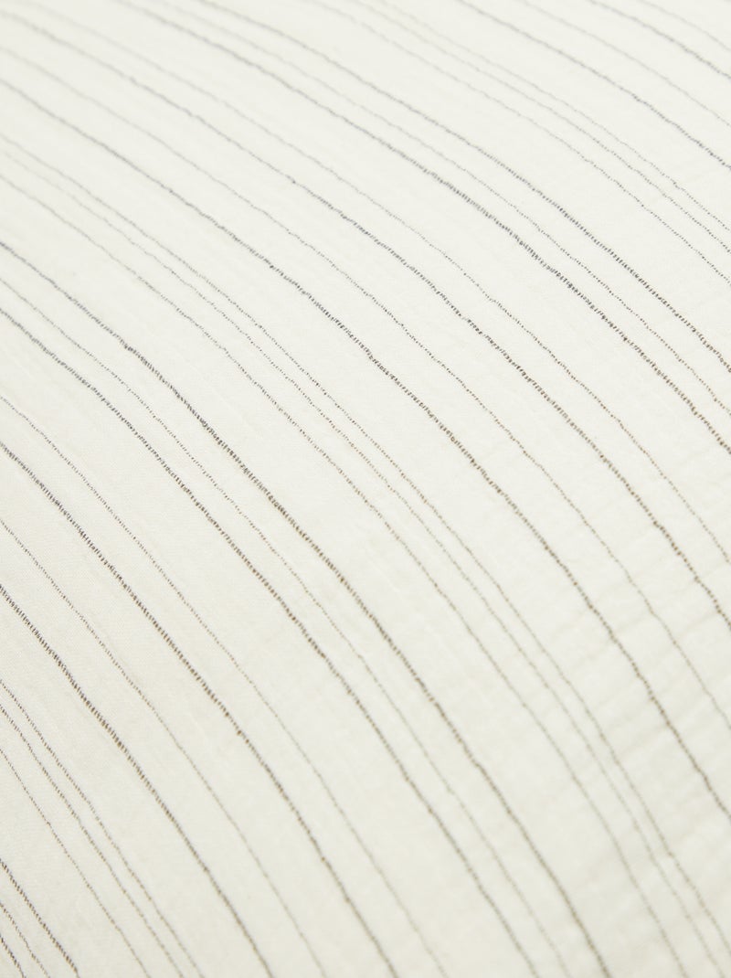 Dekbedovertrek 2-persoons (260x240cm) van katoengaas - Kiabi Home BIEGE - Kiabi