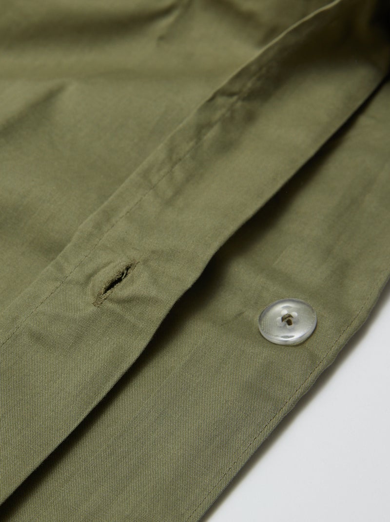 Dekbedovertrek (240 x 220 cm) - Kiabi Home Kaki - Kiabi