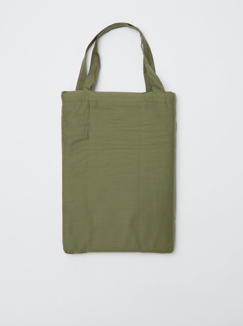 Dekbedovertrek (240 x 220 cm) - Kiabi Home Kaki - Kiabi