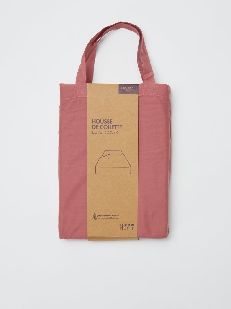 Dekbedovertrek (240 x 220 cm) - Kiabi Home ROSE - Kiabi