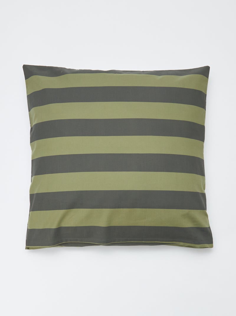 Dekbedovertrek (240x220 cm) + kussenslopen GRIJS - Kiabi