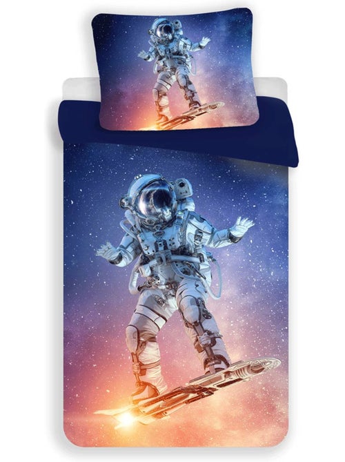 Dekbedovertrek Astronaute 140x200 cm + kussensloop - Geheel literie kinderen - Kiabi