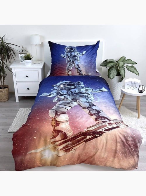 Dekbedovertrek Astronaute 140x200 cm + kussensloop - Geheel literie kinderen - Kiabi