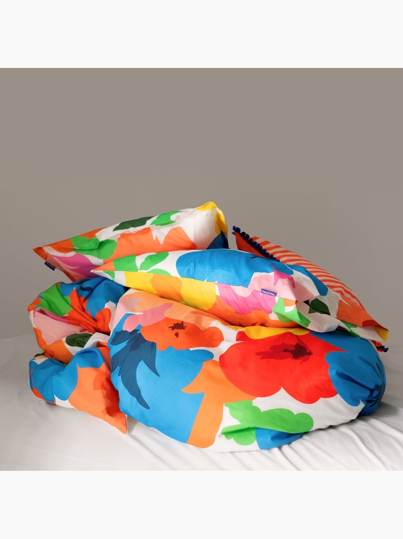 Dekbedovertrek Bloom play "Happyfriday" Multicolor - Kiabi