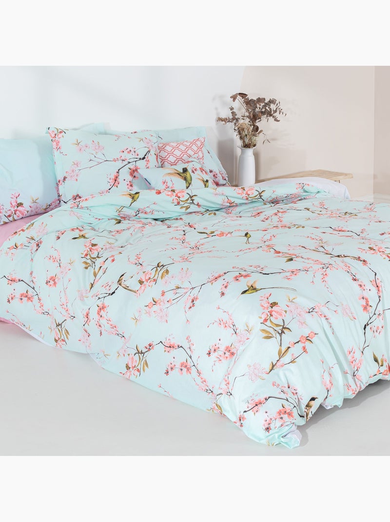 Dekbedovertrek Chinoiserie "Happyfriday" Multicolor - Kiabi