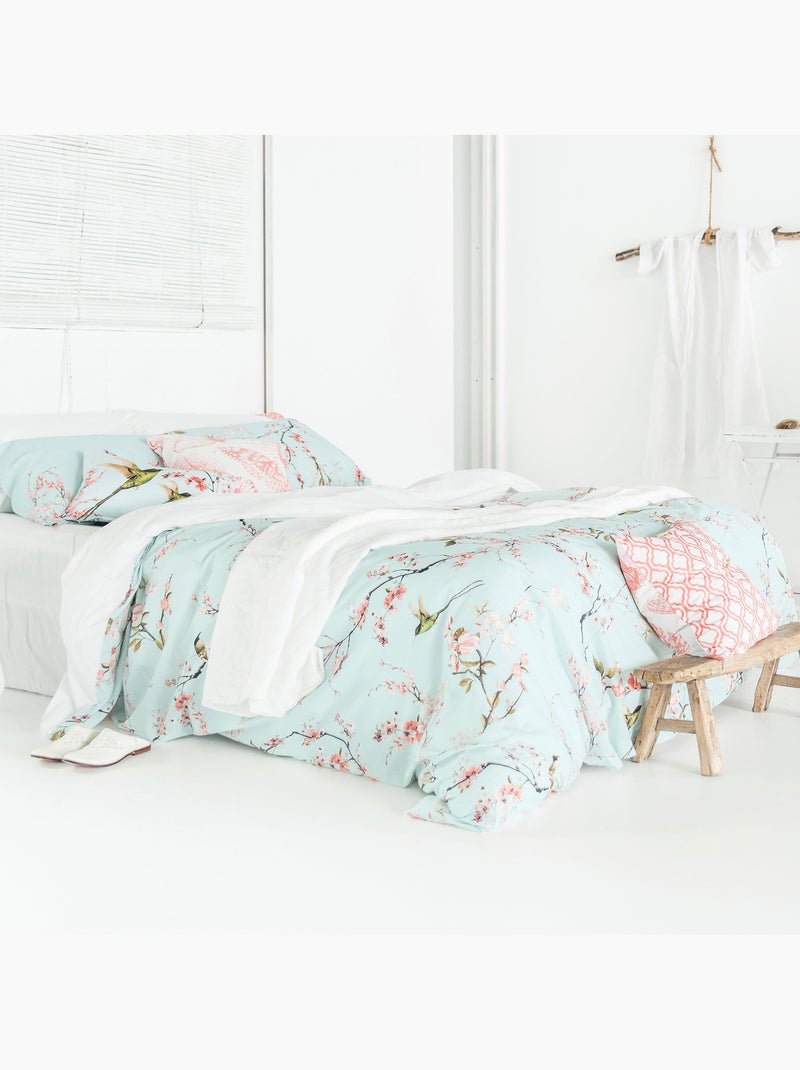 Dekbedovertrek Chinoiserie "Happyfriday" Multicolor - Kiabi