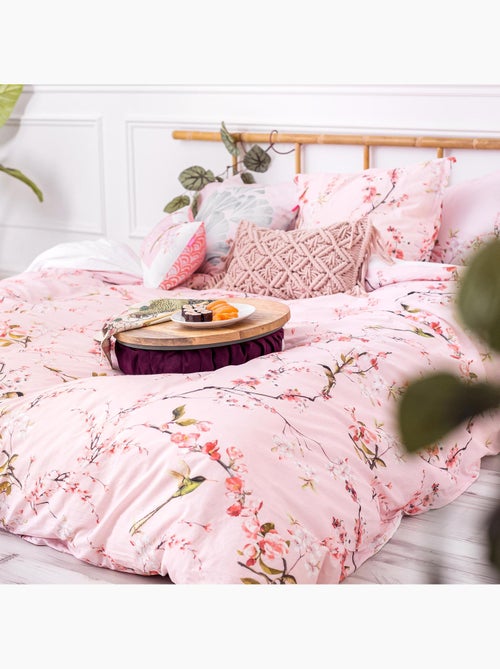 Dekbedovertrek Chinoiserie rose "Happyfriday" - Kiabi