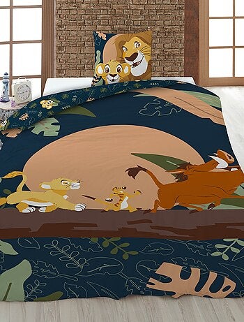 Dekbedovertrek 'De Leeuwenkoning' 140x200 cm met kussensloop