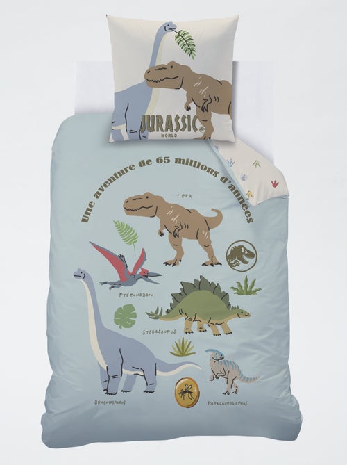 Dekbedovertrek 'Dinosauriërs' - 1 persoon - Kiabi