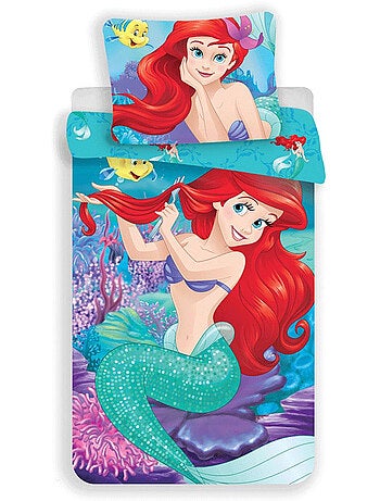 Dekbedovertrek Disney Princess Ariel 140x200 cm - kussensloop inbegrepen