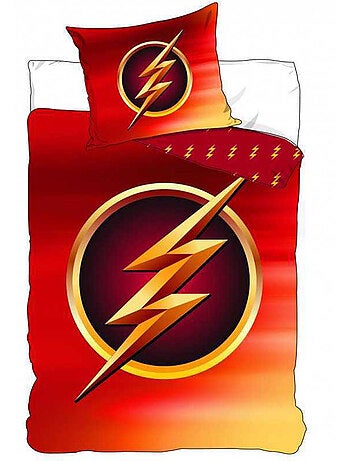 Dekbedovertrek Flash DC Comics 140x200 cm + kussensloop - Set bed kinderen