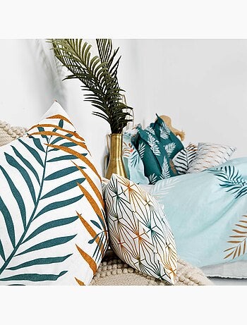 Dekbedovertrek Foliage mint "Happyfriday