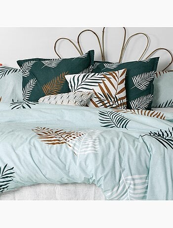 Dekbedovertrek Foliage mint "Happyfriday