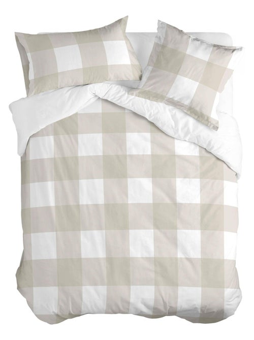 Dekbedovertrek Gingham "Happyfriday" - Kiabi Dekbedovertrek Gingham "Happyfriday" - Kiabi