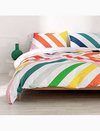 Dekbedovertrek Happy stripes "Happyfriday