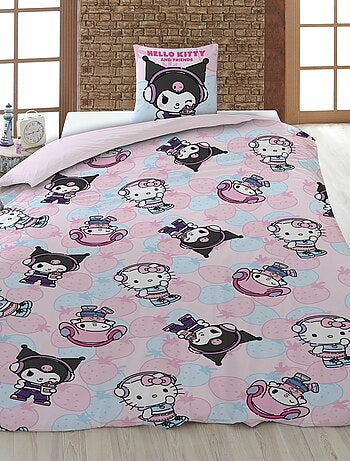 Dekbedovertrek 'Hello Kitty' 140x200 cm met kussenslopen