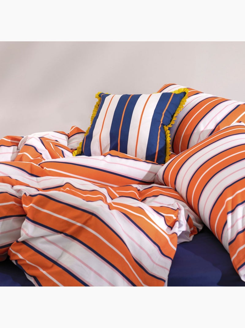 Dekbedovertrek Joyful lines "Happyfriday" Multicolor - Kiabi
