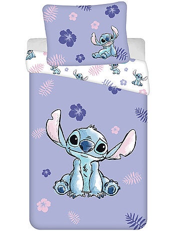 Dekbedovertrek kinderen Stitch Disney 140x200 cm + Kussensloop - Beddengoedset katoen
