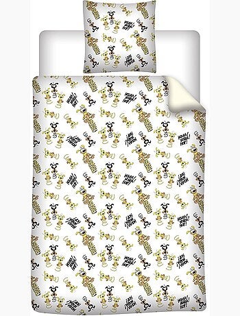 Dekbedovertrek Marsupilami 140x200cm + Kussensloop 65x65cm – Houba Houba Hop – Polykatoen – Officiël