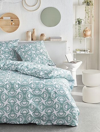 Dekbedovertrek met grafische print - 2 personen