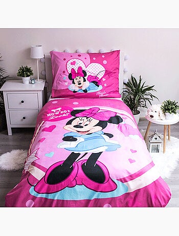 Dekbedovertrek Minnie How Do I Look 140x200 cm met kussensloop - Beddengoedset kinderen