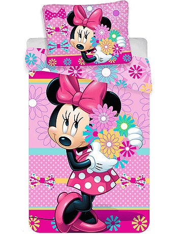 Dekbedovertrek omkeerbaar katoen Minnie 140 cm x 200 cm