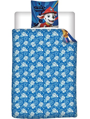 Dekbedovertrek Paw Patrol 140x200cm + Kussensloop 65x65cm – Chase Marshall Skye – Polykatoen – Offic