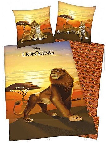 Dekbedovertrek The Lion King Disney 140x200 cm + Kussensloop - Beddengoedset kinderen
