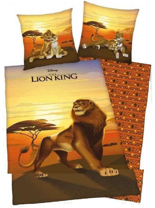 Dekbedovertrek The Lion King Disney 140x200 cm + Kussensloop - Beddengoedset kinderen - Kiabi Dekbedovertrek The Lion King Disney 140x200 cm + Kussensloop - Beddengoedset kinderen - Kiabi