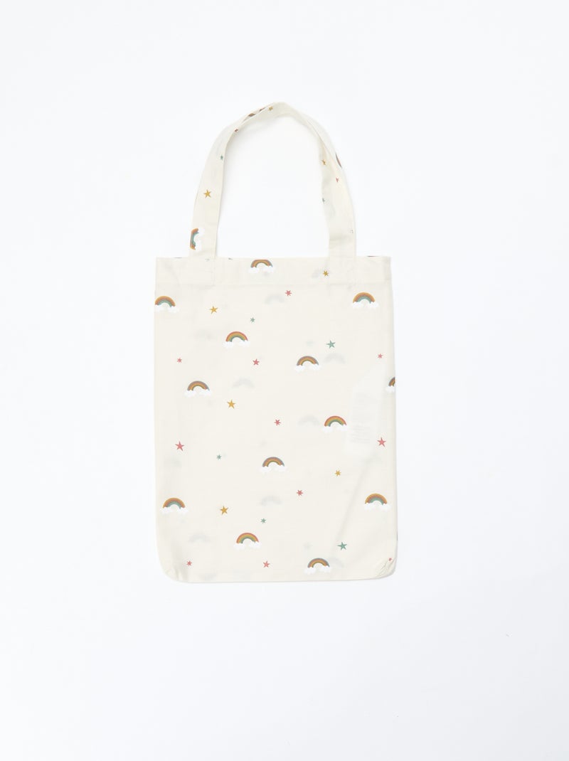 Dekbedovertrekset 1 persoon 80 x 120cm - Kiabi Home Biege - Kiabi